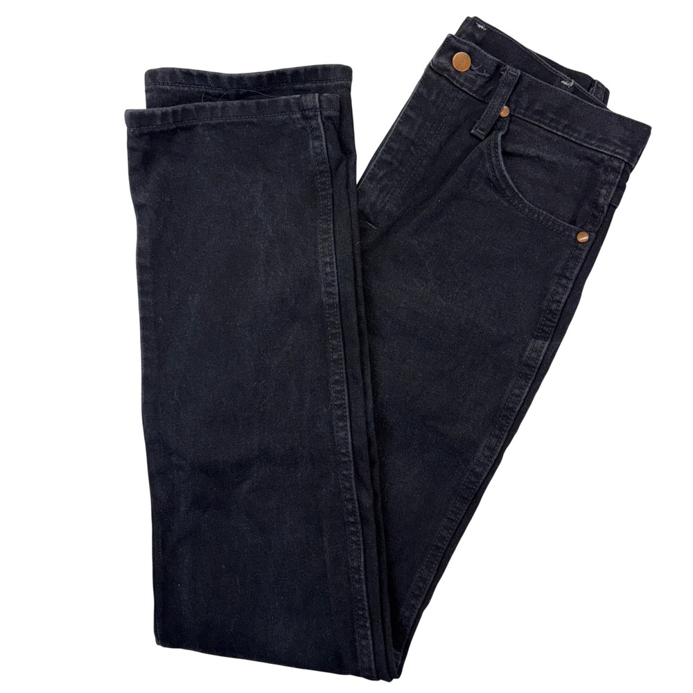 Wrangler Cowboy Cut Slim Fit Black Jeans 936WBK Mens 29x34 Denim Western Pants‎
